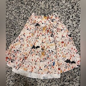 Blackmilk Kuniyoshi Cats Yoke Skirt S